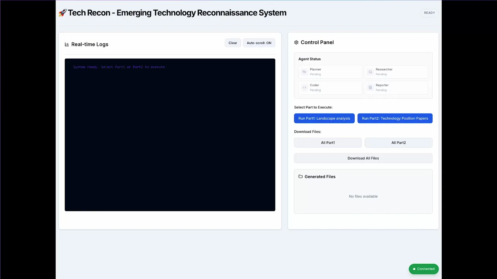 Slide 5 of 8: The TechRecon demo