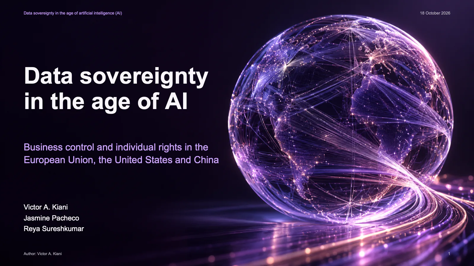 Slide 1 of 23: Data sovereignty in the age of AI