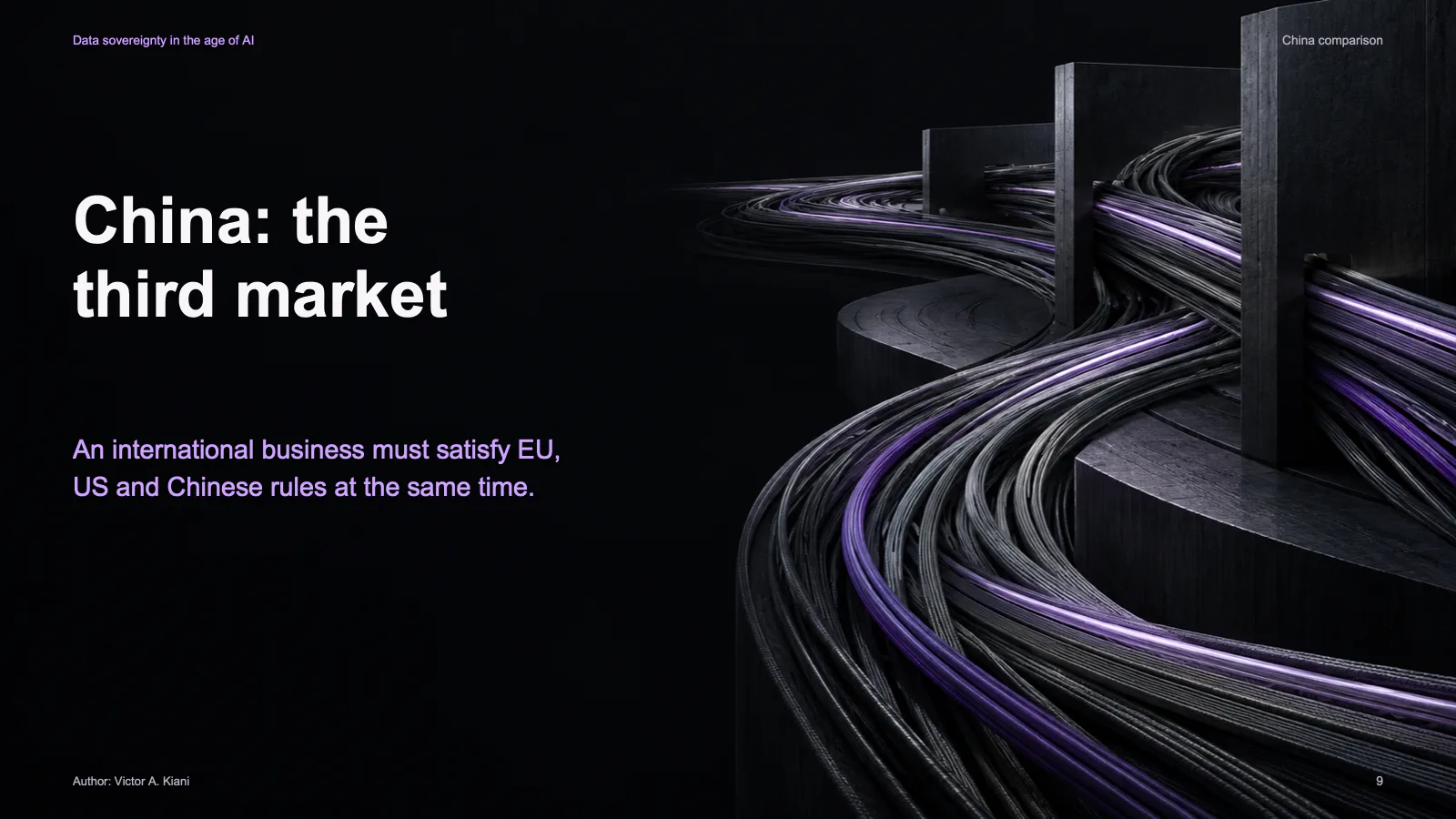 Slide 9 of 23: China: the third market